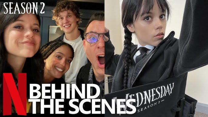 Wednesday season 2 behind the scene