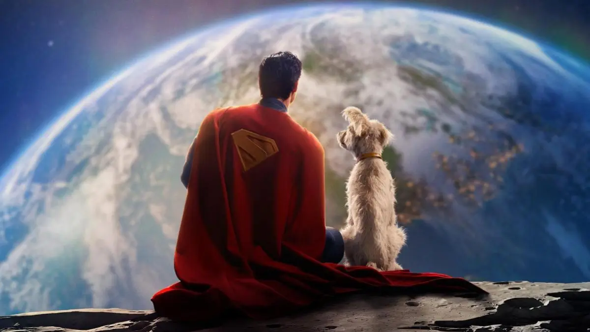 Image of Superman soaring into the sky with the tagline 'A New Era for the Man of Steel Begins